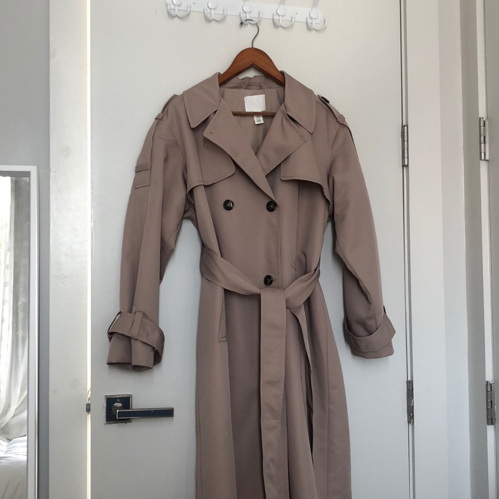 H&M oversized trench coat